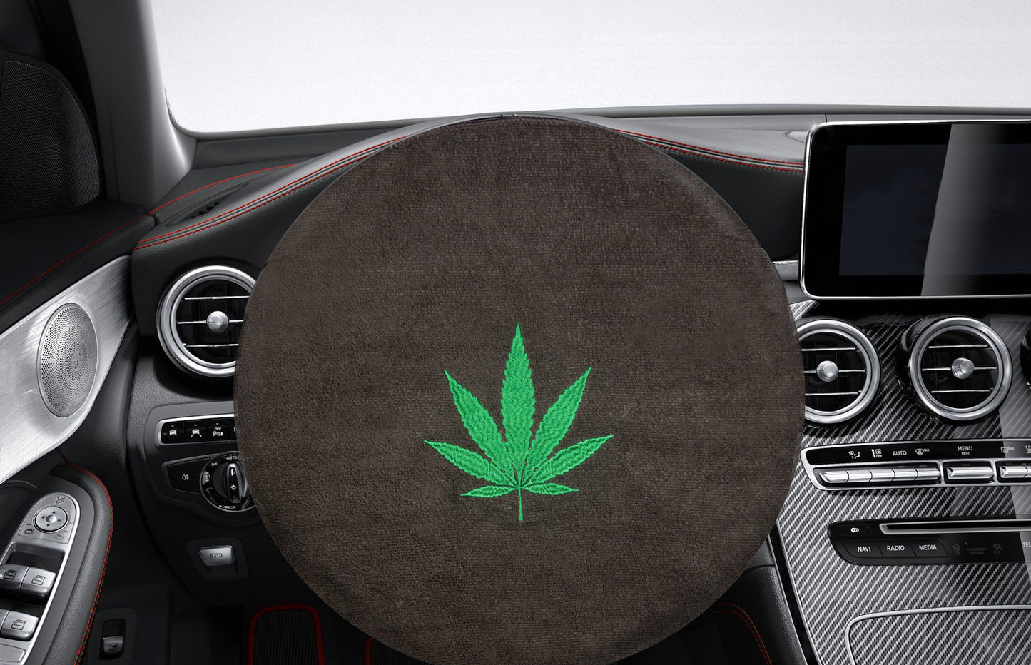 Sunny Lenkradtuch - Hanf Motiv